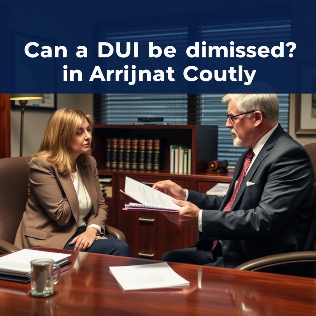 Can a DUI be dismissed in Arlington County