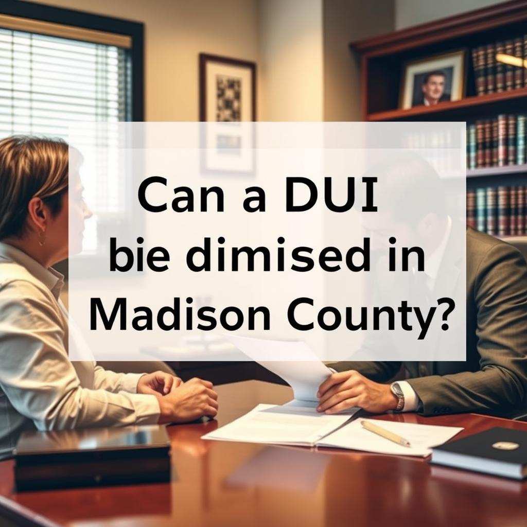 Can a DUI be dismissed in Madison County